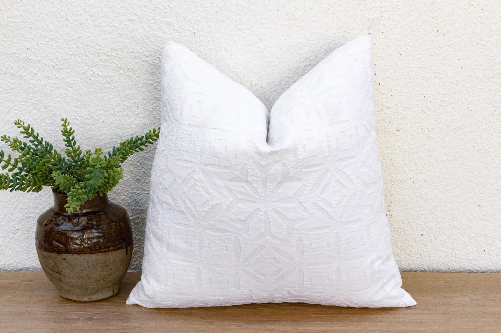 Oasis Star Applique Pillow Cover - 7