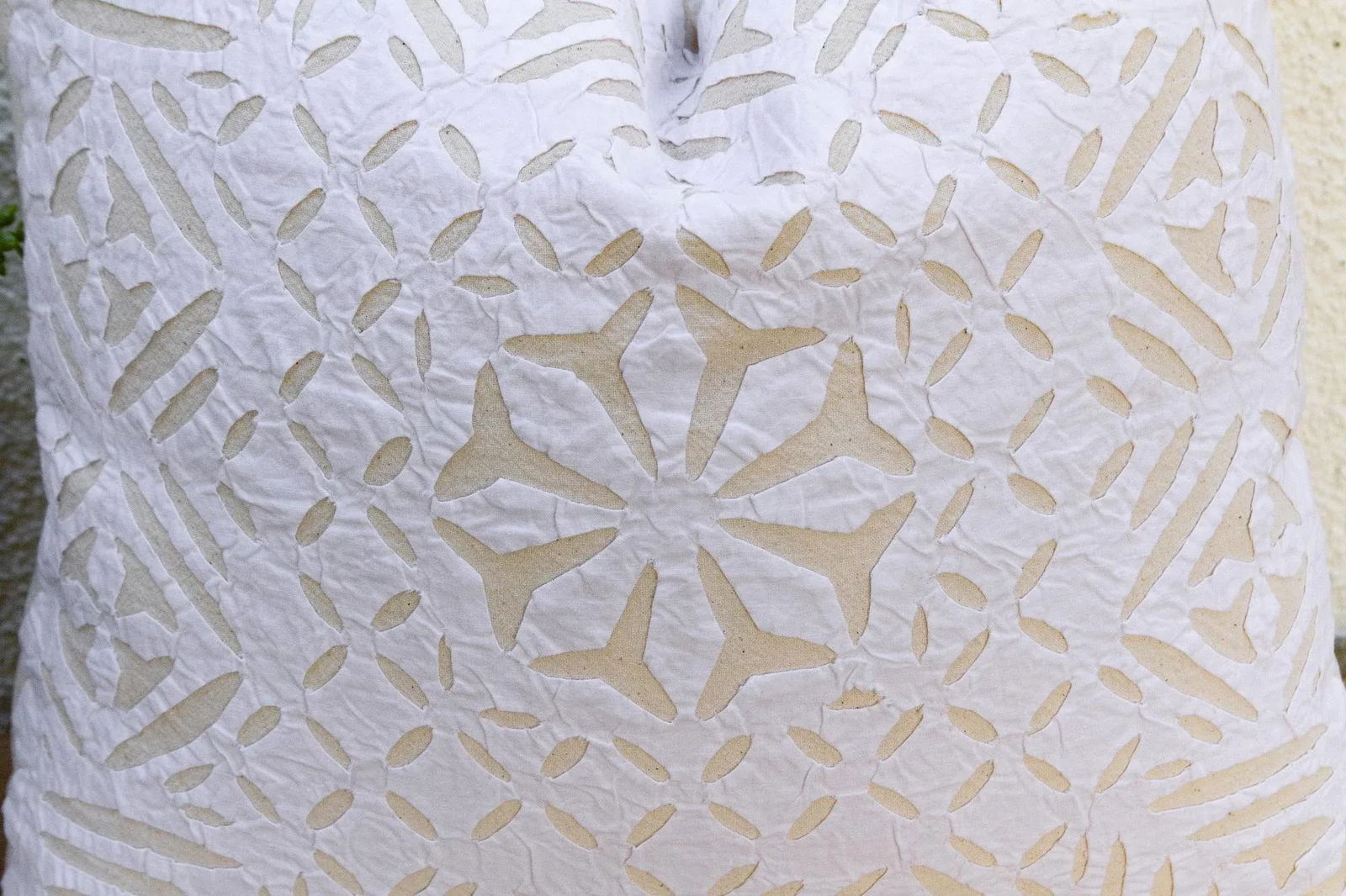 Kesar Bloom Applique Pillow Cover - 5