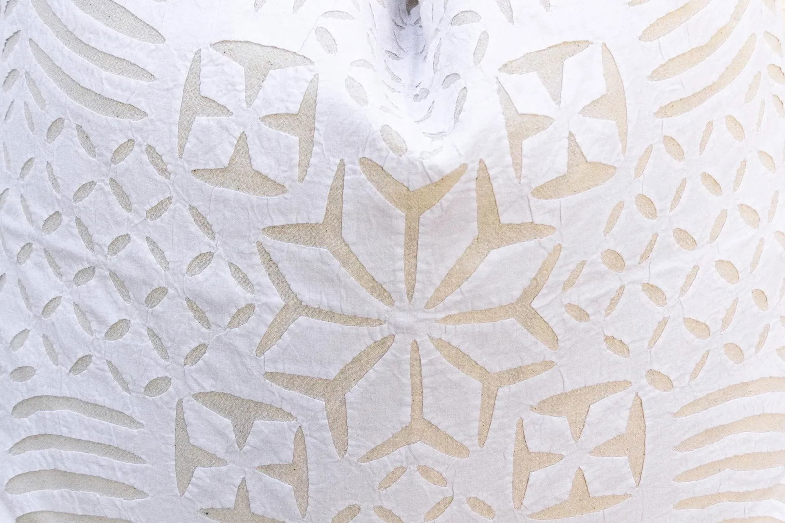 Saffron Petal, Pair of Appliqué Pillow Covers - 5