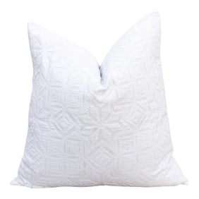 Morning Star Appliqué Pillow Cover