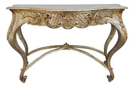 Gilded Baroque Rococo Console Table