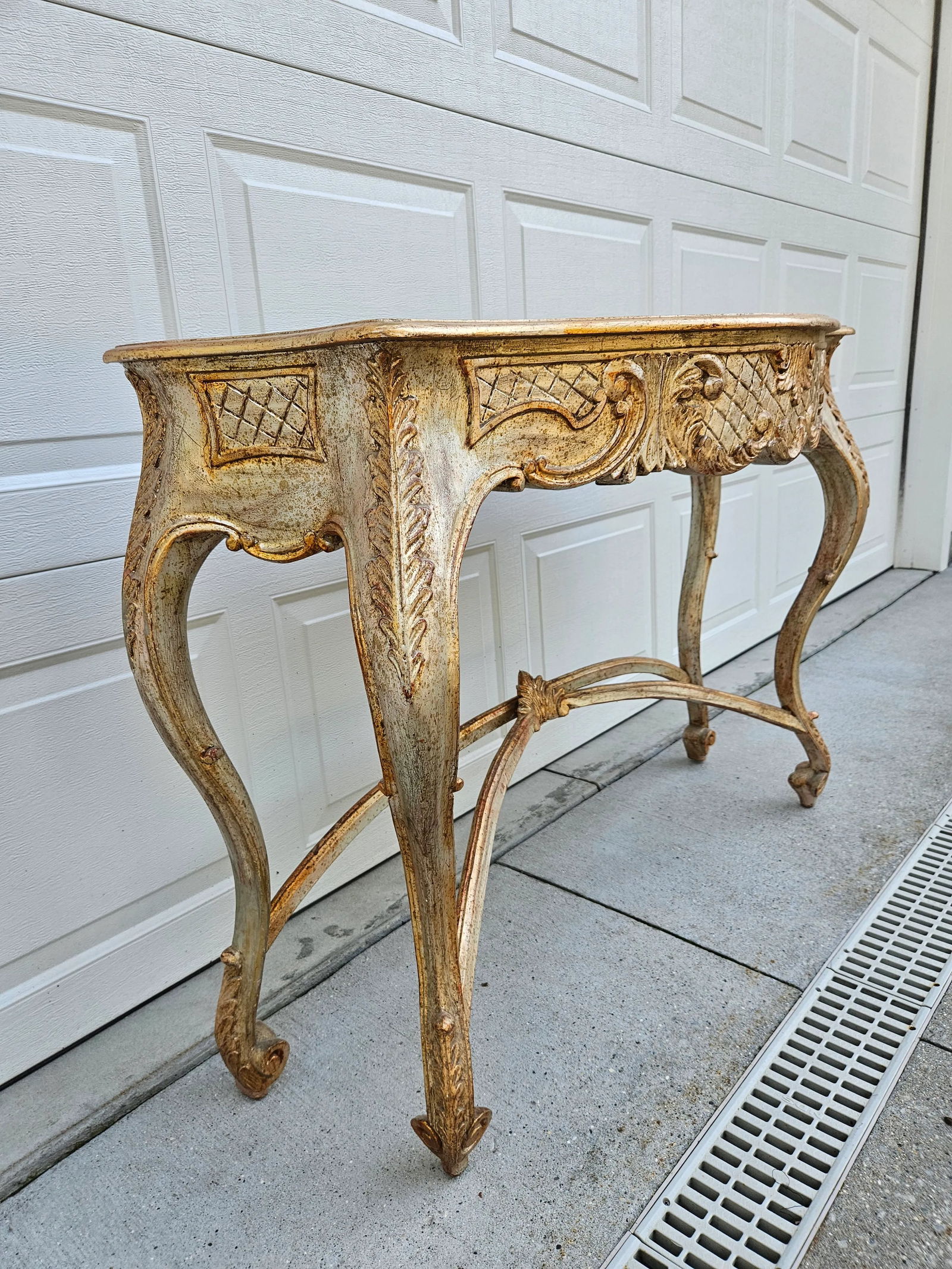 Gilded Baroque Rococo Console Table - 5