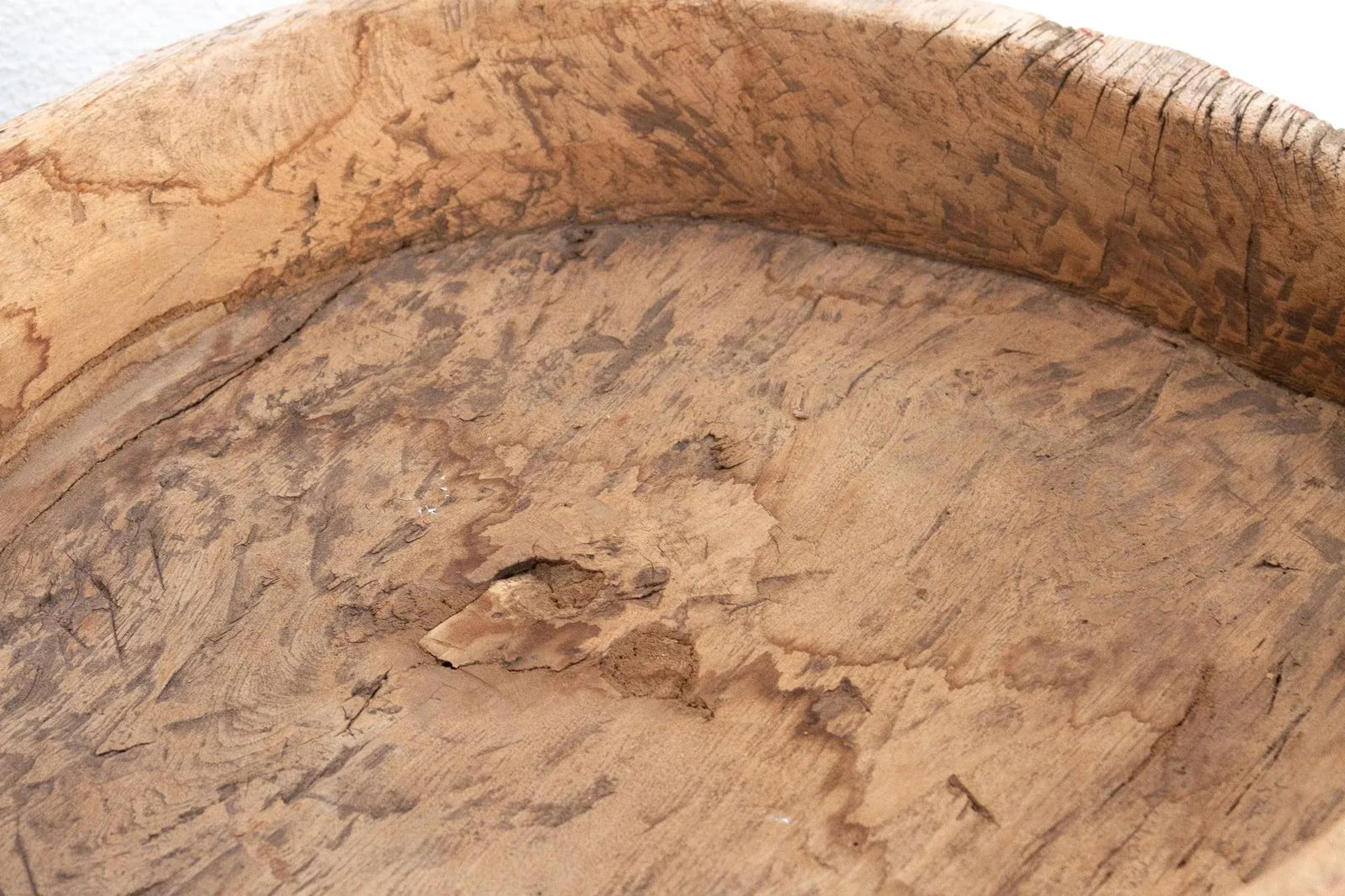 Antique French Dough Bowl Table - 7