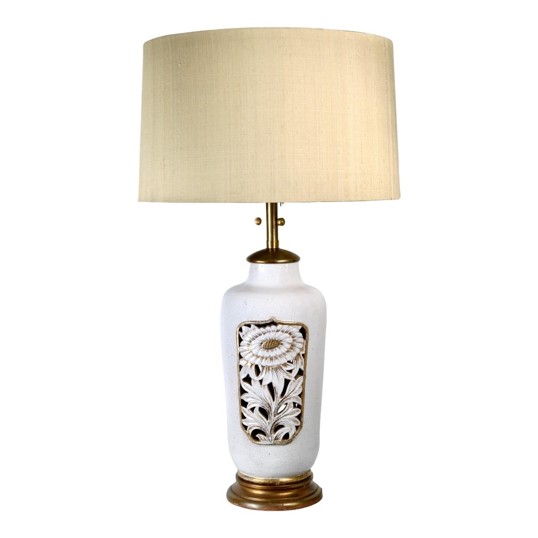 1960s Marbro Sunflower Lamp: The kind of lamp that doesn't just light a room"”it anchors it. A sculptural statement from the famed Marbro Lamp Company of Los Angeles, this 1960s masterpiece captures the bold, sophisticated