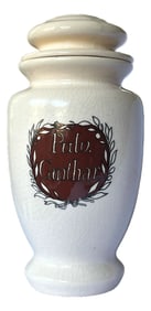 Vintage Apothecary Jar by Lilly, Made in Portugal "” "Pulv. Canthar."
