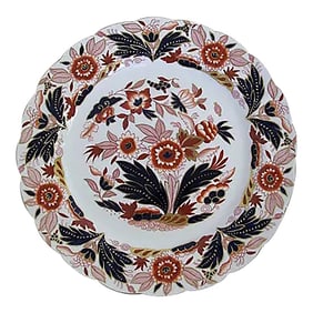 1930s English Gaudy Welsh Serving Charger / Platter