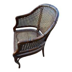 Mid 20th Century Faux Bamboo Chair