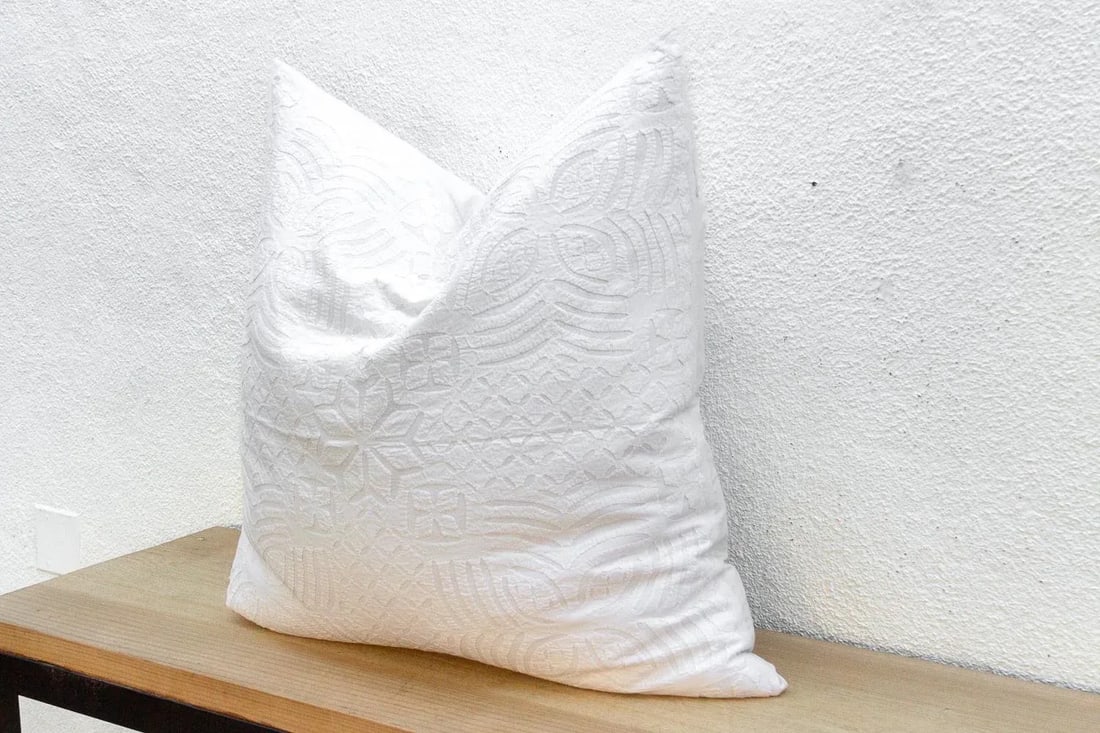 Coastal Large Applique Pillow Cover - 6