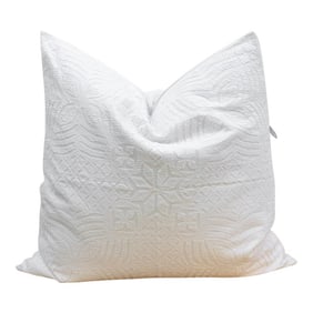 Star Bloom Large Applique Pillow Cover