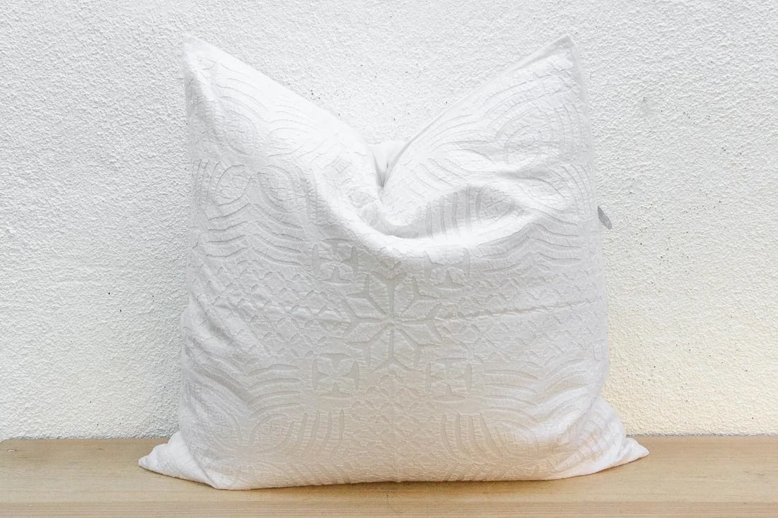 Star Bloom Large Applique Pillow Cover - 3