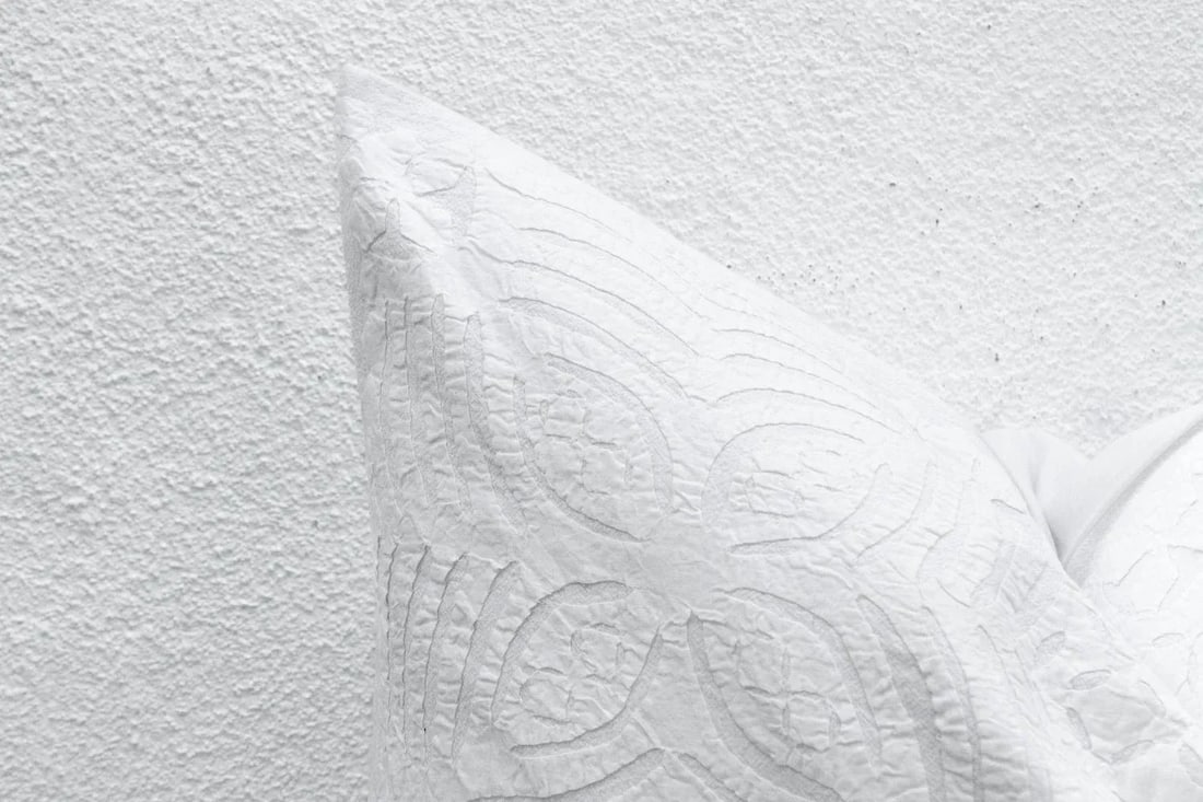 Star Bloom Large Applique Pillow Cover - 4