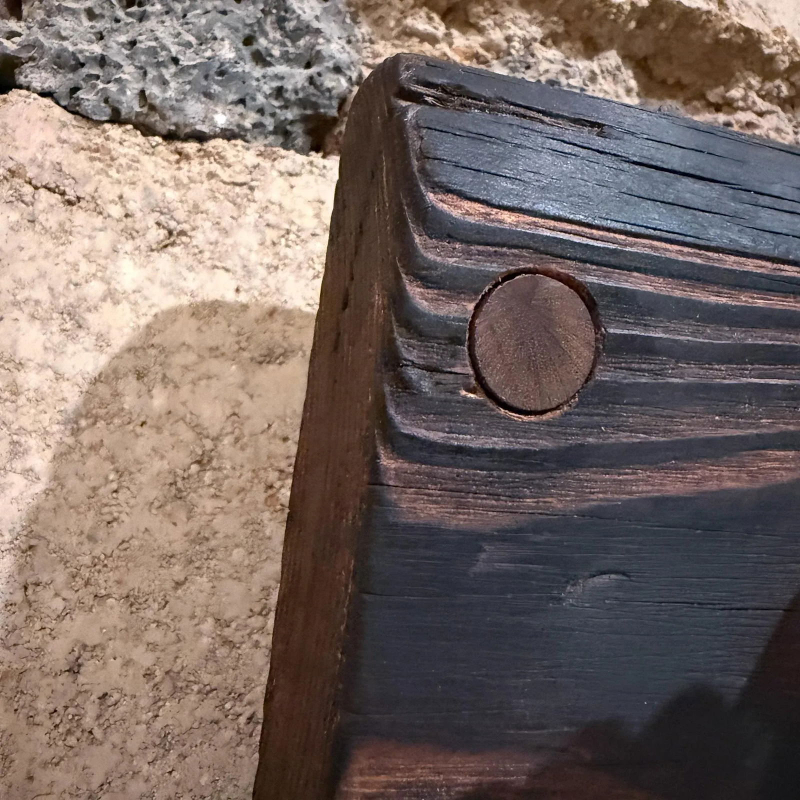 Mid Century Elegant Italian Coat Rack Hooks Brass and Art Glass Set of Two - 5