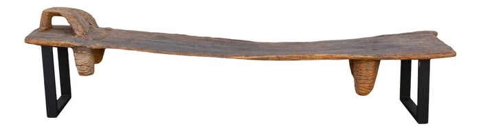 Primitive 18th Century Single Board African Table