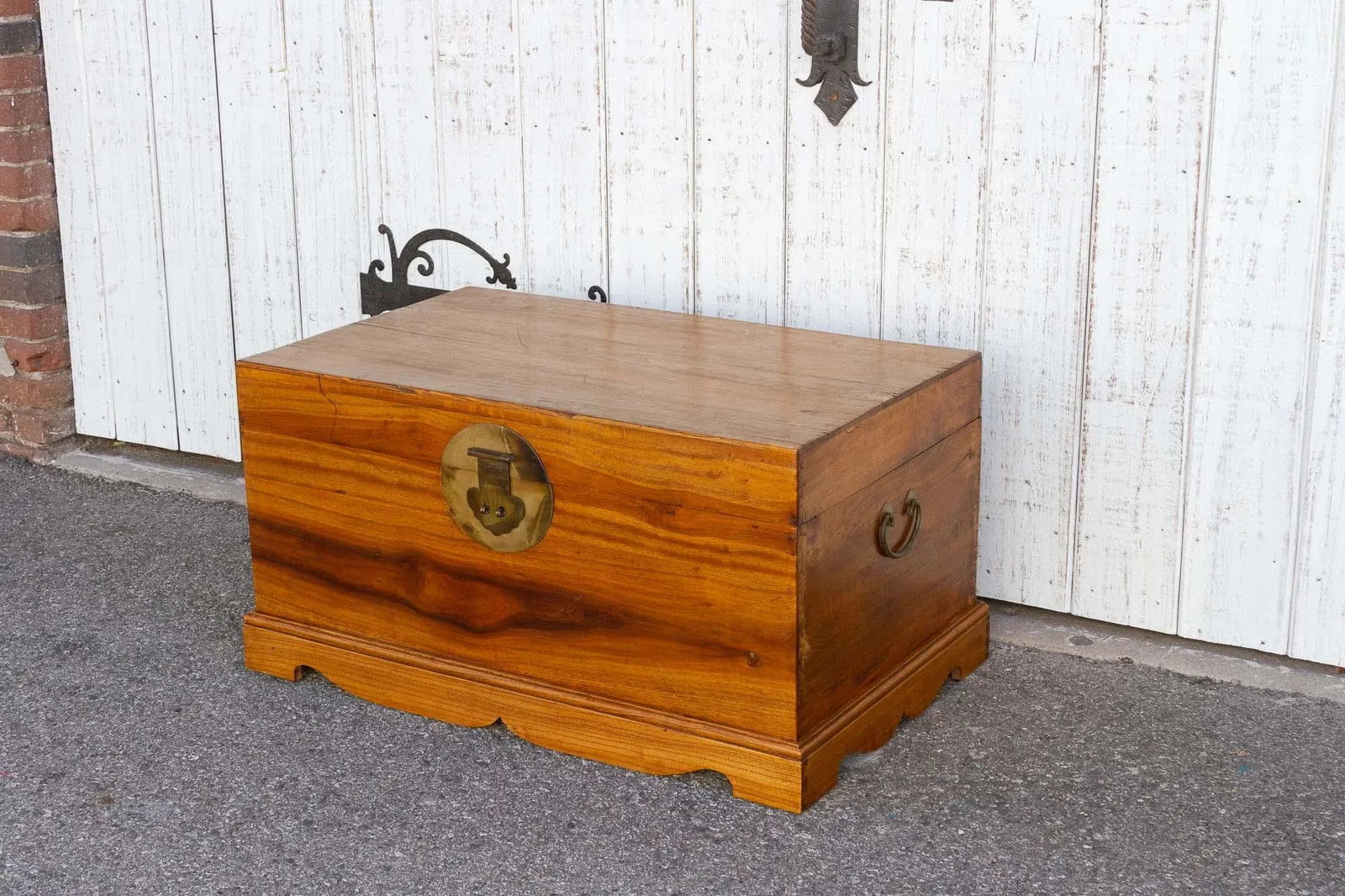 Campaign Style Asian Cedar Chest - 3
