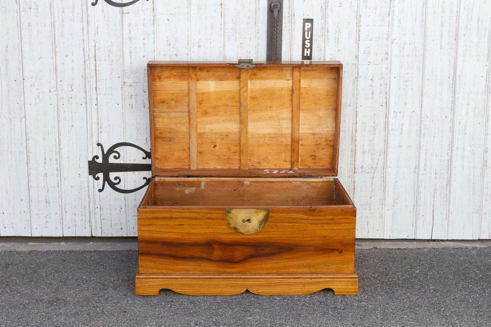 Campaign Style Asian Cedar Chest - 5