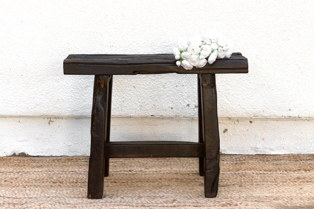 Wabi Sabi Reclaimed Wood Bench - 2