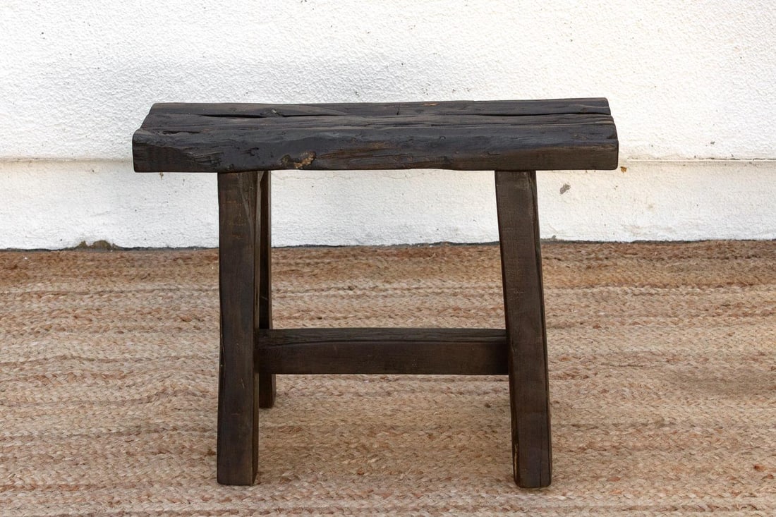 Wabi Sabi Reclaimed Wood Bench - 5