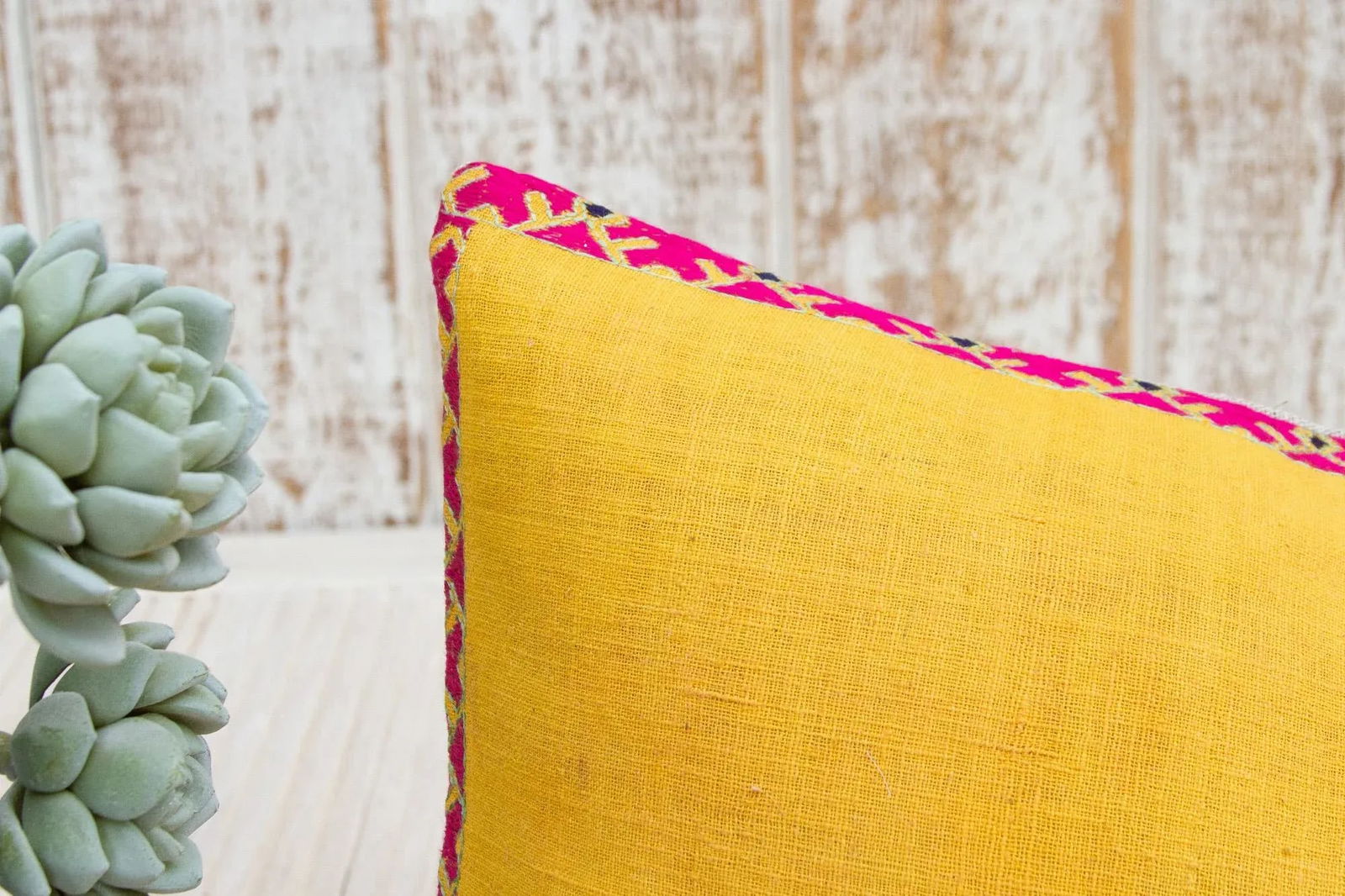 Antique Paola Sindh Silk Pillow - 4