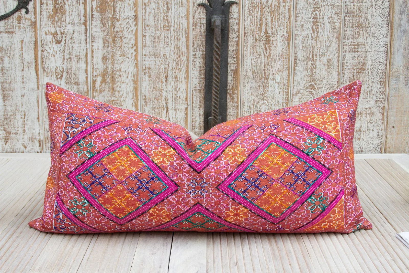 Antique Maida Sindh Silk Pillow - 5