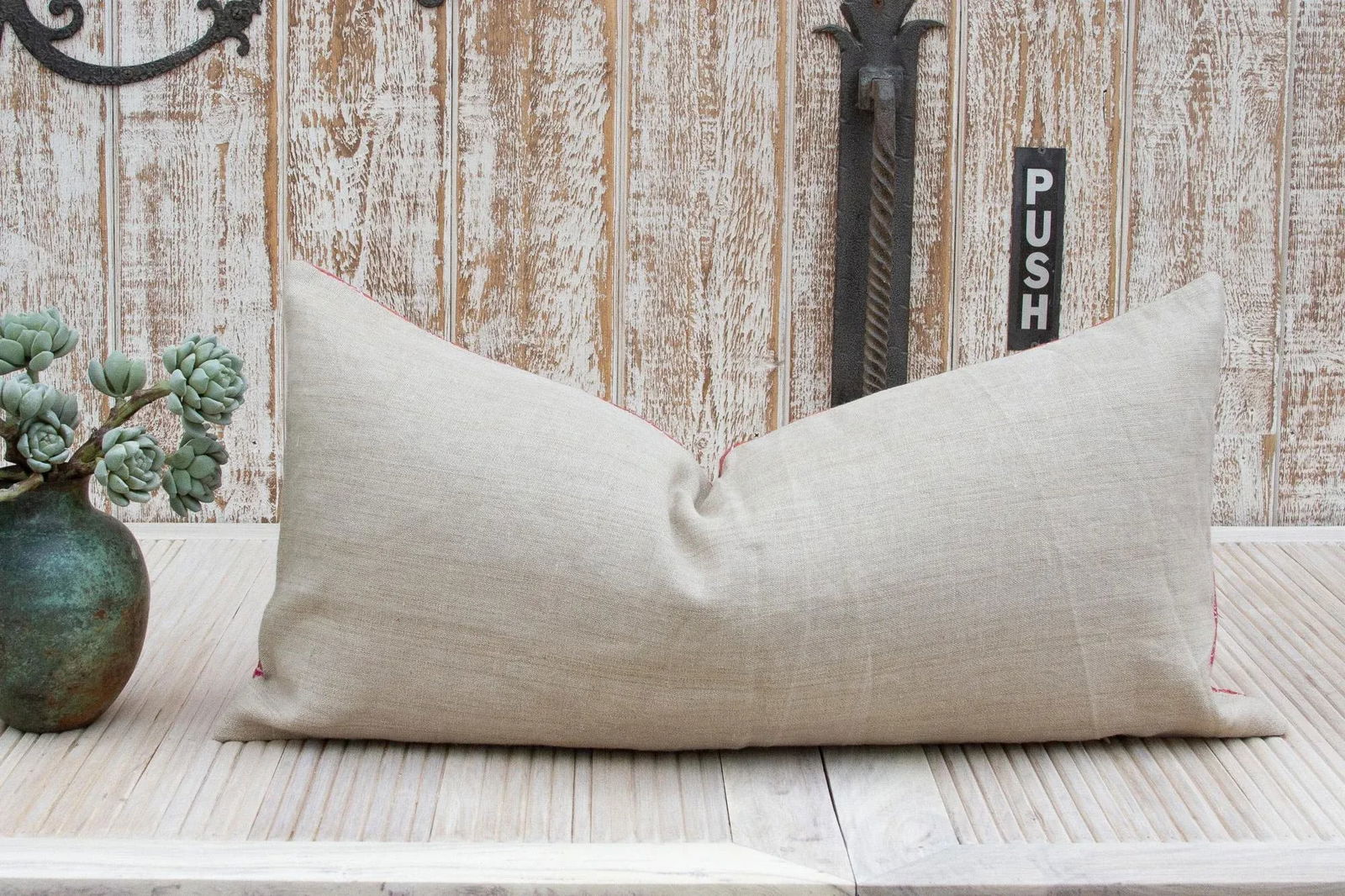 Antique Maida Sindh Silk Pillow - 7