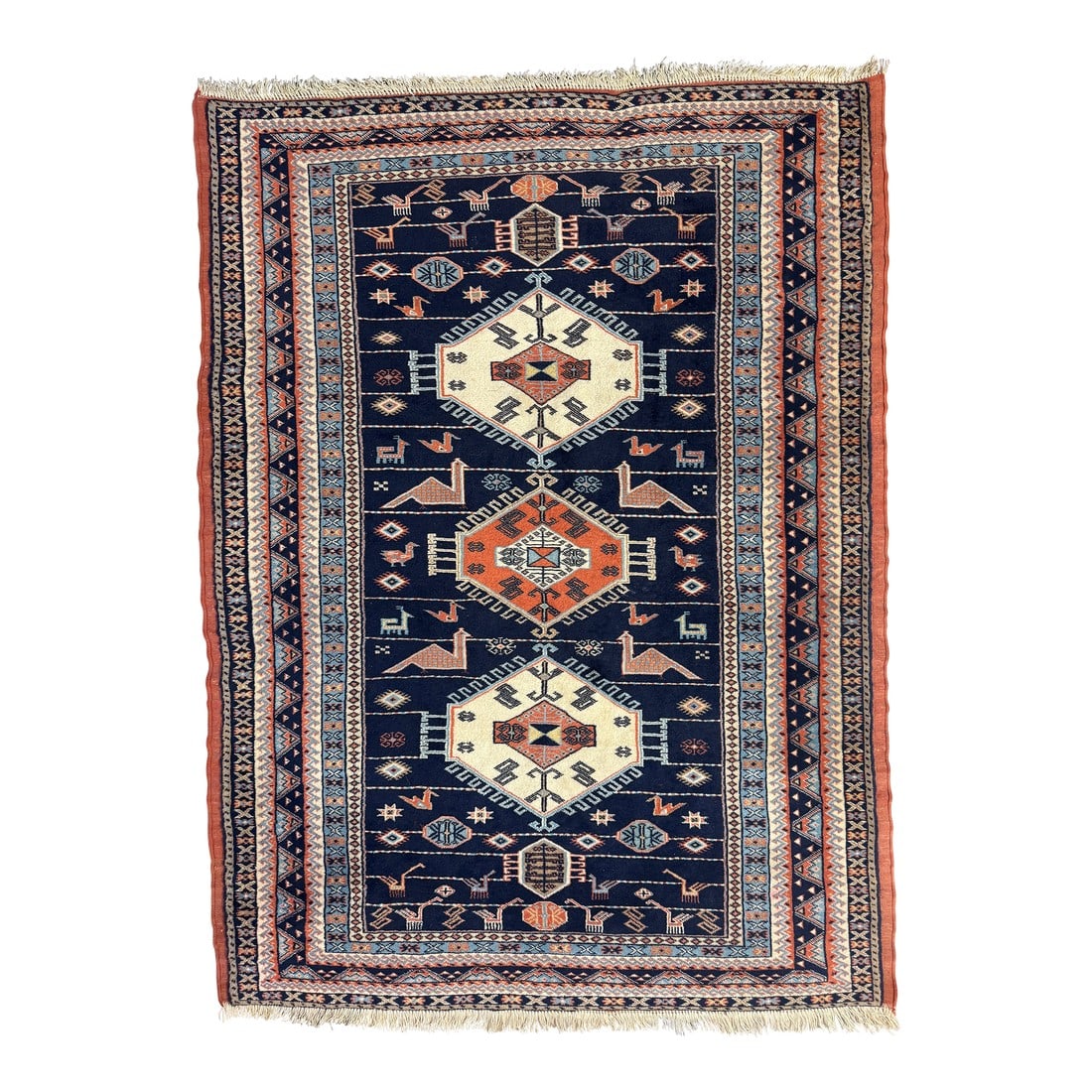 1970s Hand-Knotted Caucasian Rug (1 of 8)