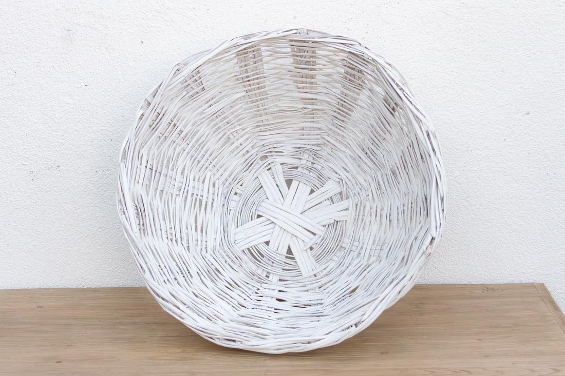 Grand Vintage French Provincial Basket - 5