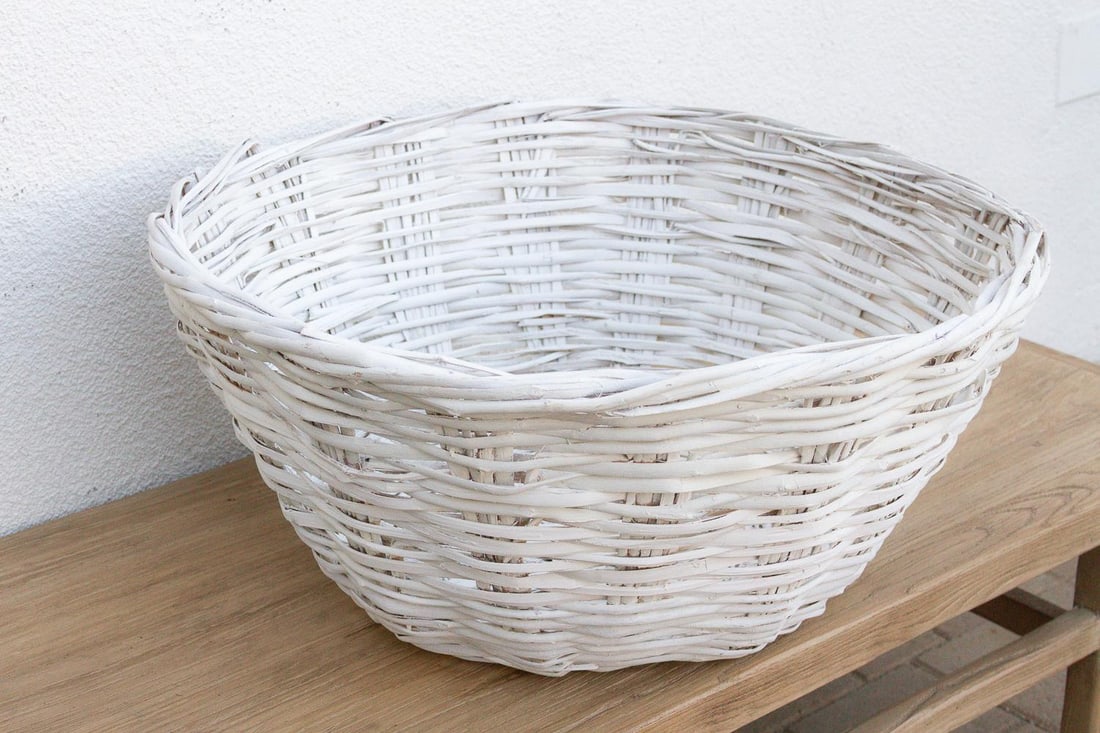 Grand Vintage French Provincial Basket - 7