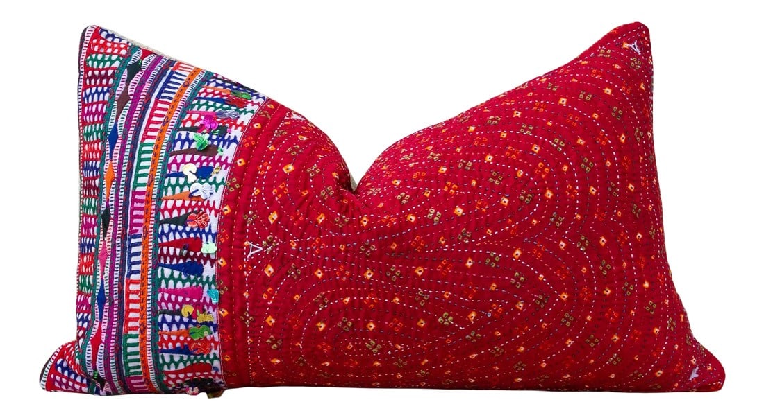 Suta Antique Tribal Grain Sack Pillow (1 of 10)