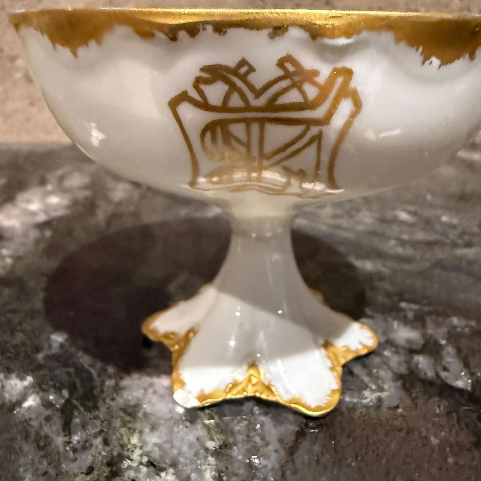 Theodore Haviland Limoges Punch Cups Pair Porcelain - 6