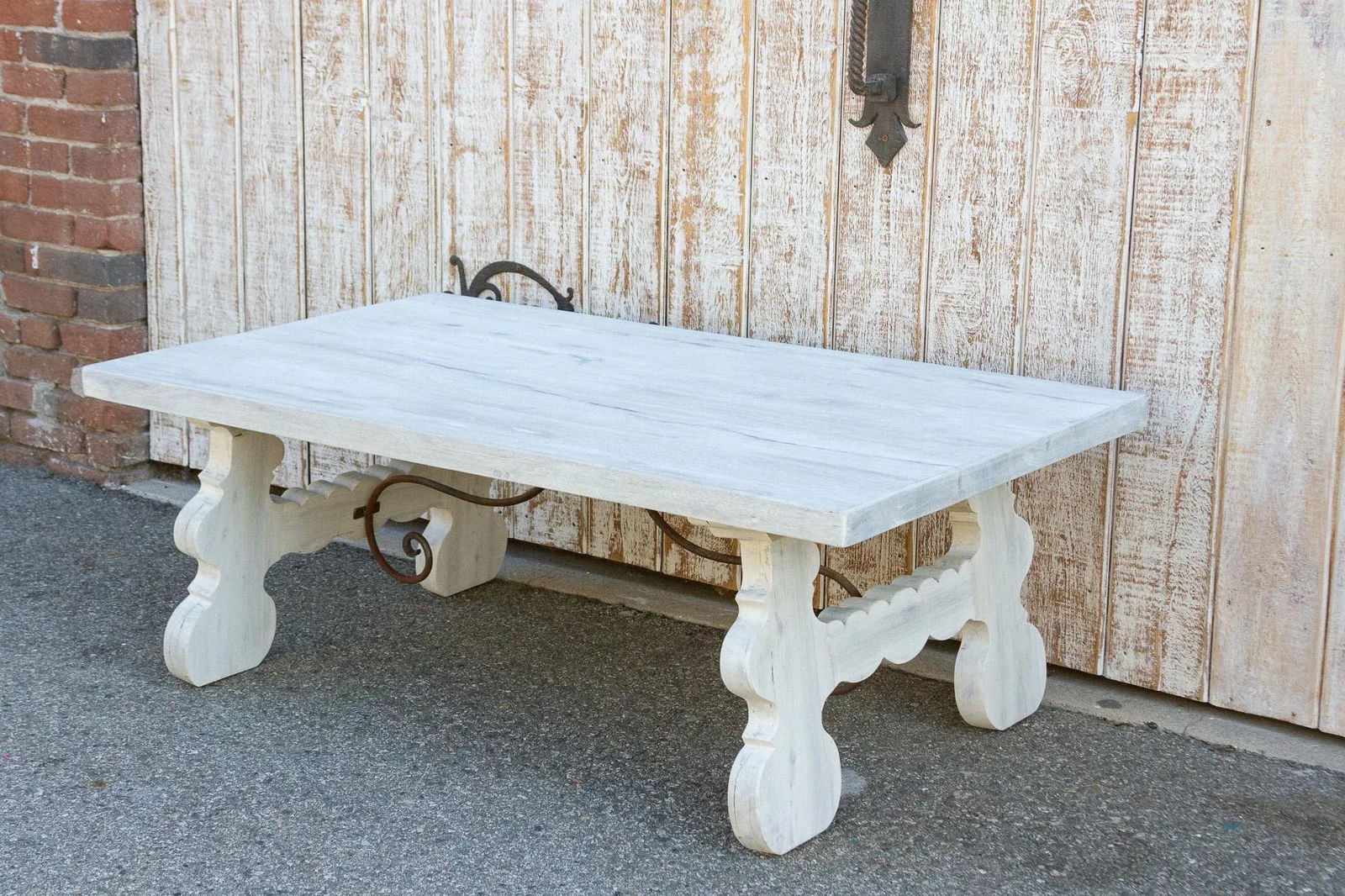 Bleached White Spanish Tavernera Coffee Table - 4