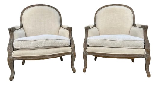 Restoration Hardware Lyon Chairs – French Provincial Louis XV Bergère Style