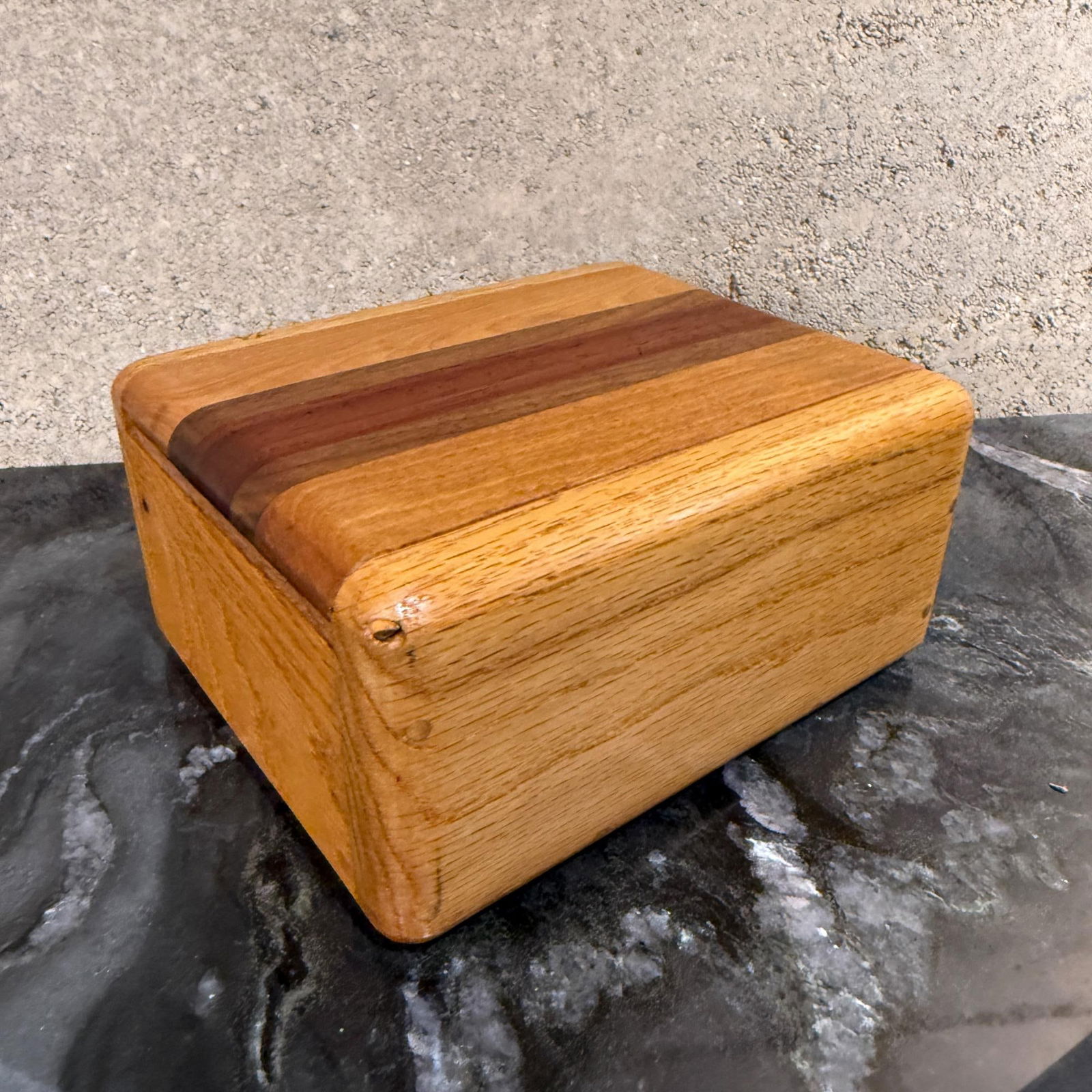 Decorative Wooden Box Attributed Dean Santner Studio Organic Modern - 7