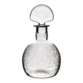 1940s Baccarat "Michelangelo" Wheel-Engraved Crystal Decanter, Signed