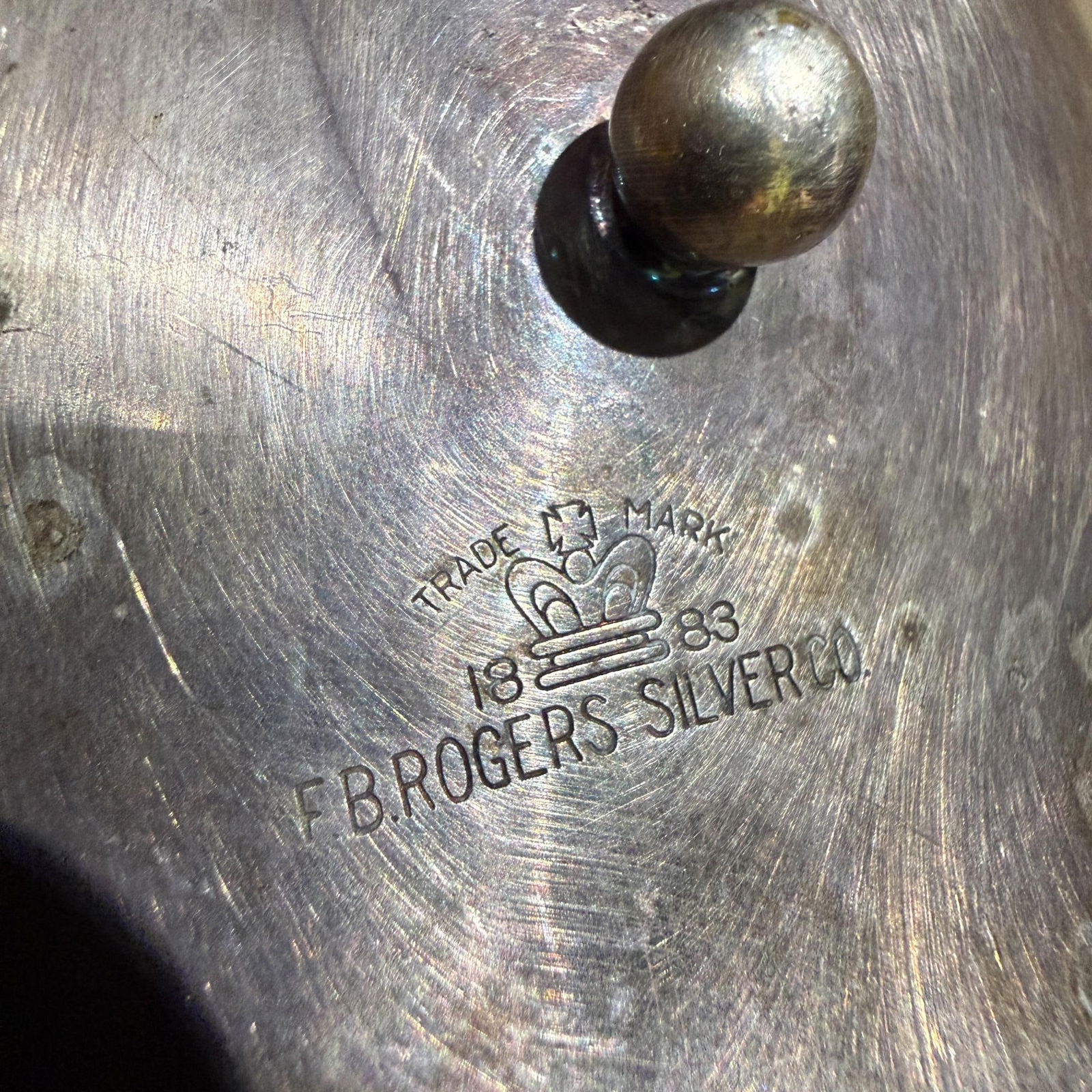 f.b. Rogers Silver Plate Leaf Shaped Trinket Bonbon Dish Mid Century - 7