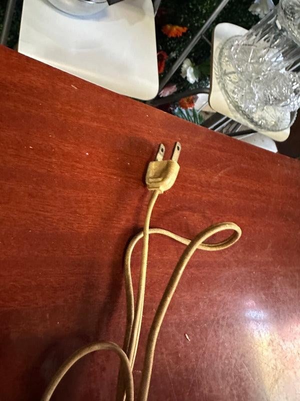 Vintage Large Heavy Brass Table Lamp - 8