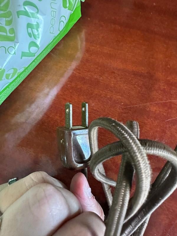 Antique White Marble Tall Detailed Table Lamp - 7