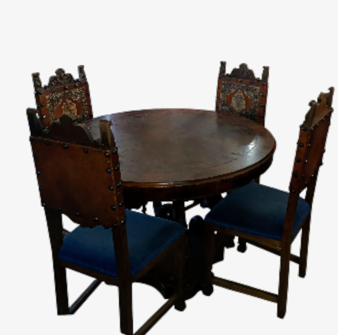 1940s Louis XV Dining Set - 4