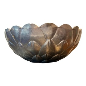 Vintage Wilton Armetale RWP Artichoke Bowl by Bruce Fox