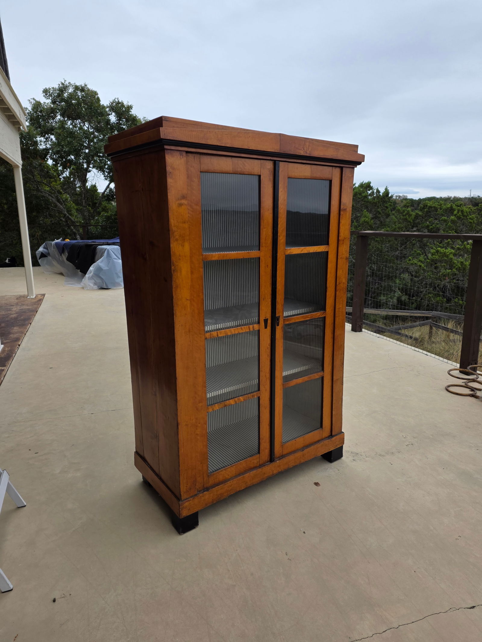 Biedermeier Style Display Cabinet - 2