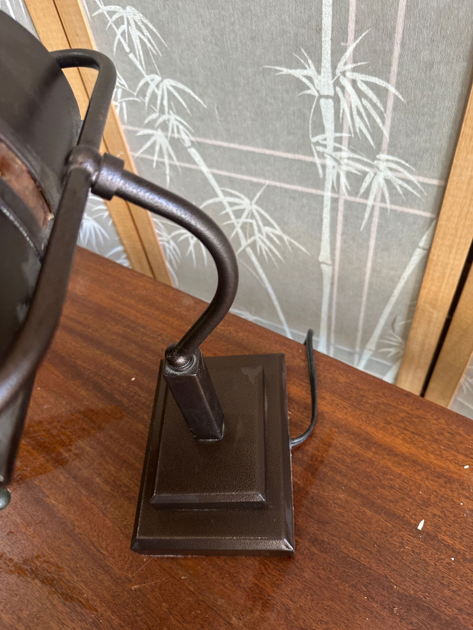 1970s Brown Metal Task Lighting Desk Lamp - 4