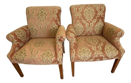 Ethan Allen Vintage Accent Chairs, a Pair