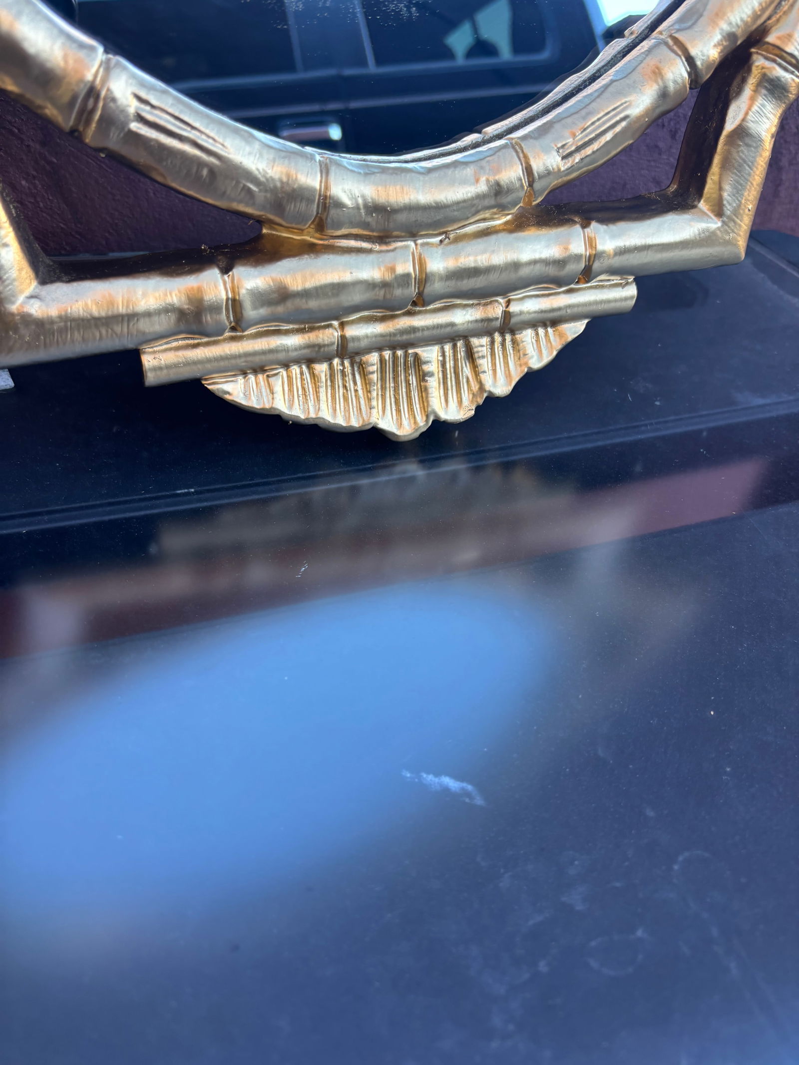 Faux Bamboo Mirror - 2