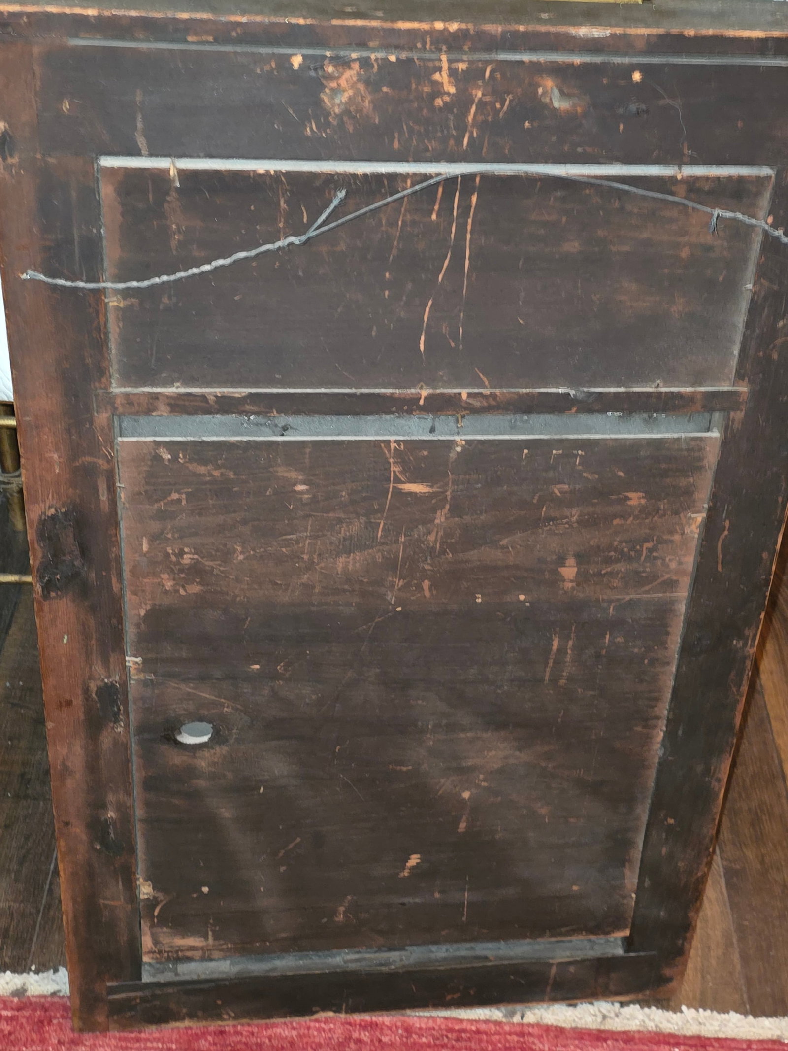 Antique Mahogany Mirror - 6