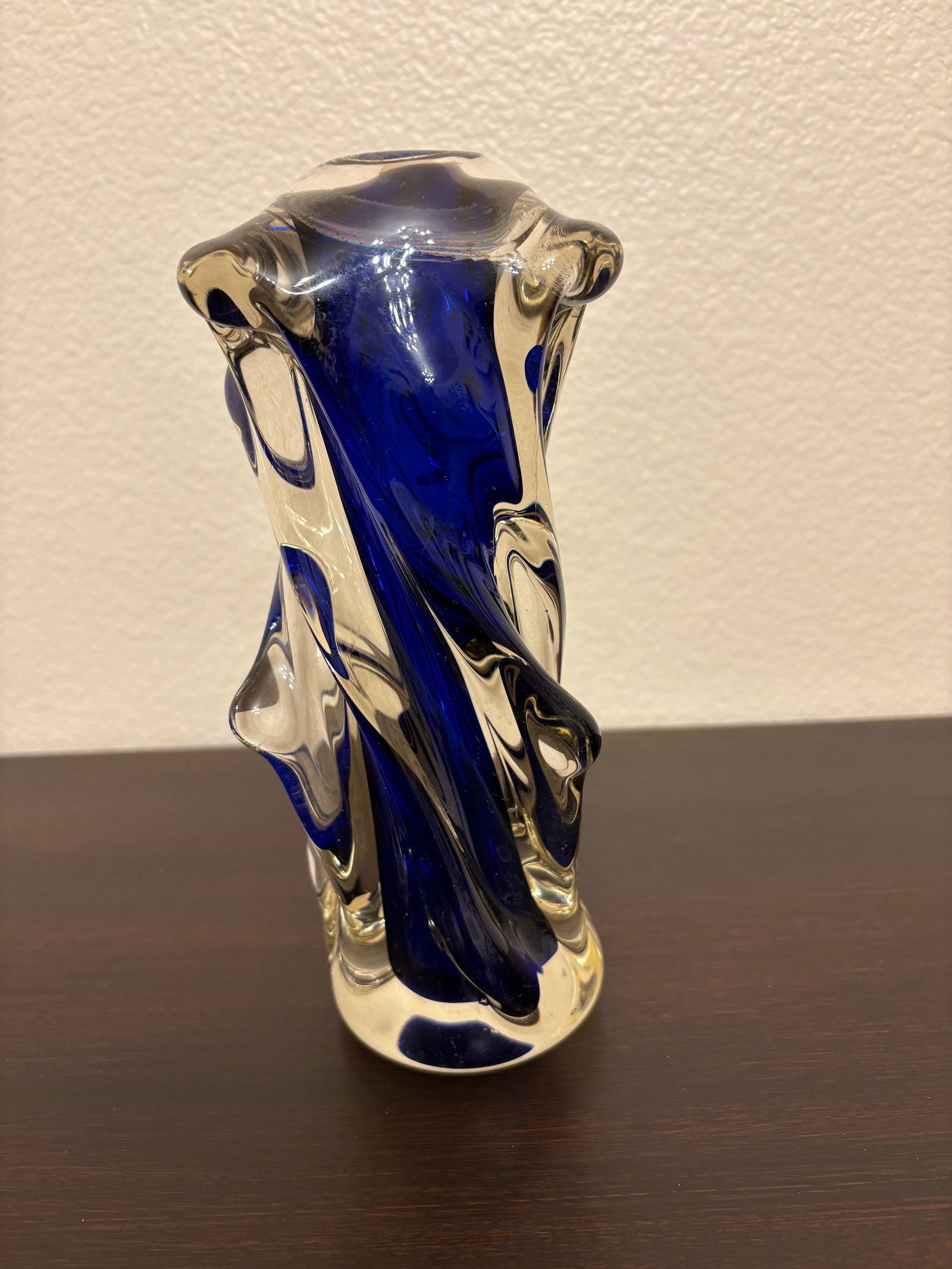 Murano Cobalt Blue Diminutive Vase - 2