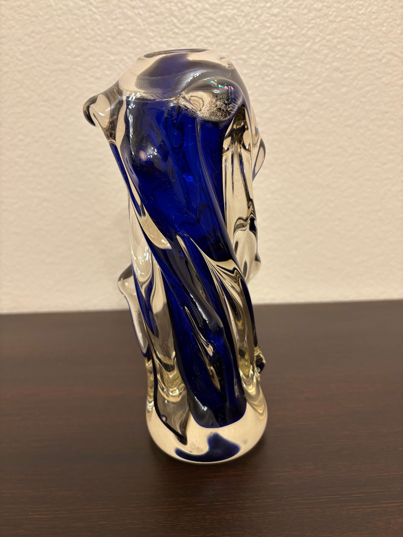Murano Cobalt Blue Diminutive Vase - 3
