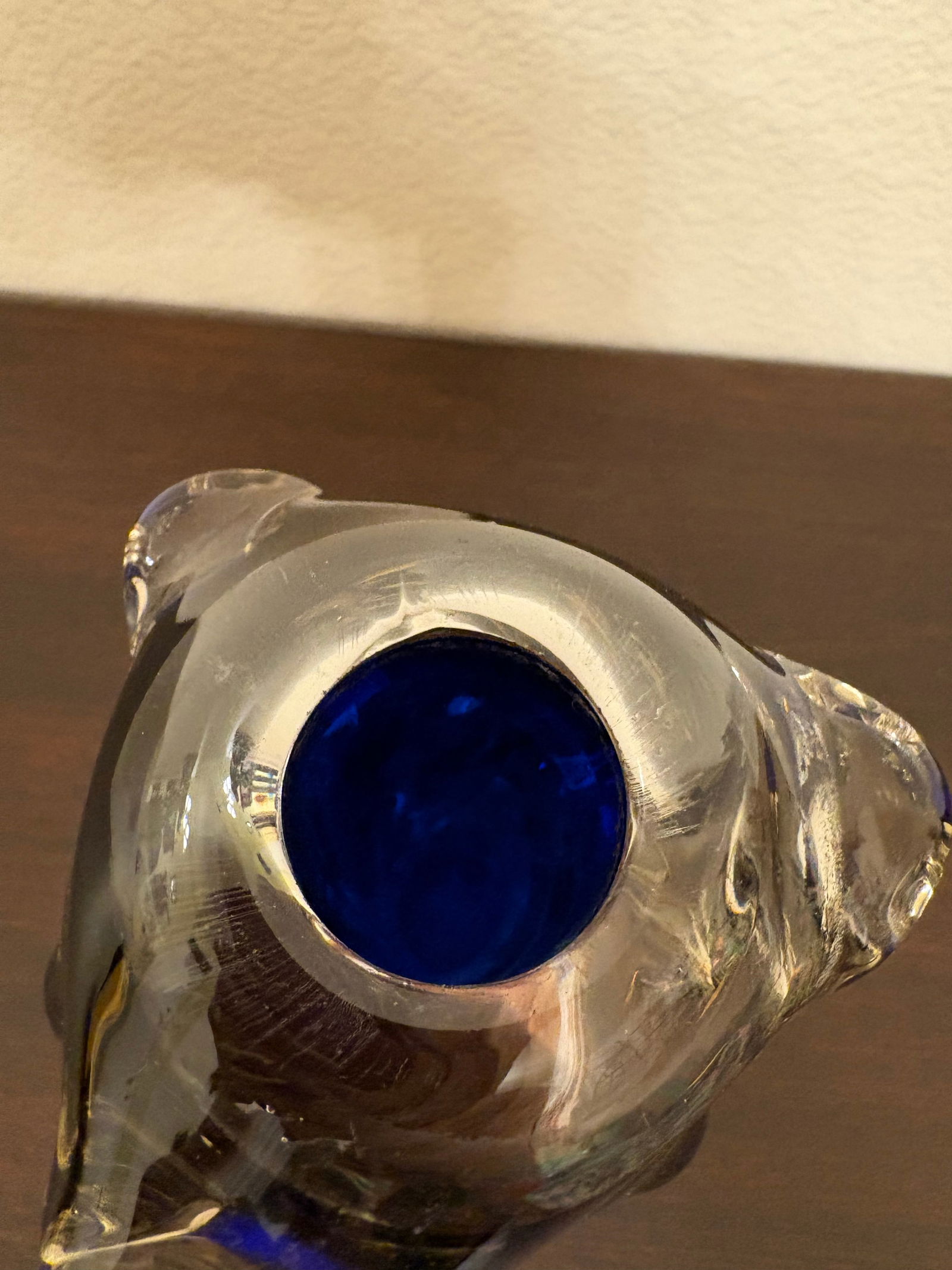 Murano Cobalt Blue Diminutive Vase - 4