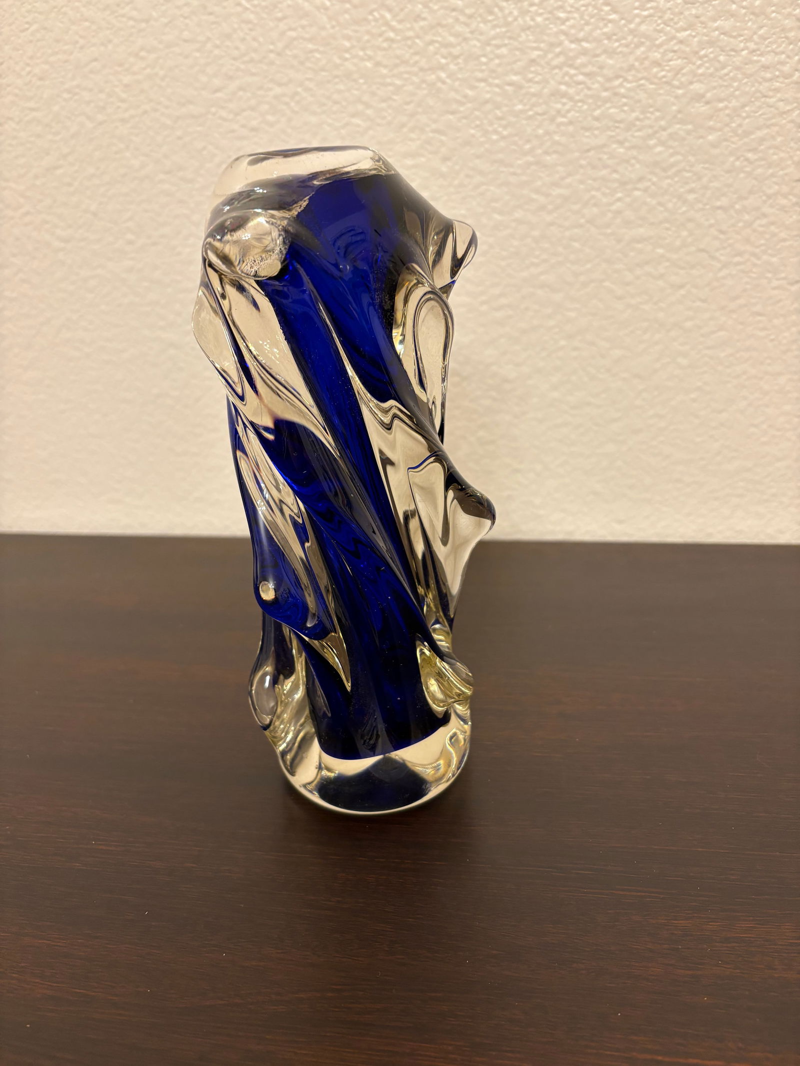 Murano Cobalt Blue Diminutive Vase - 7