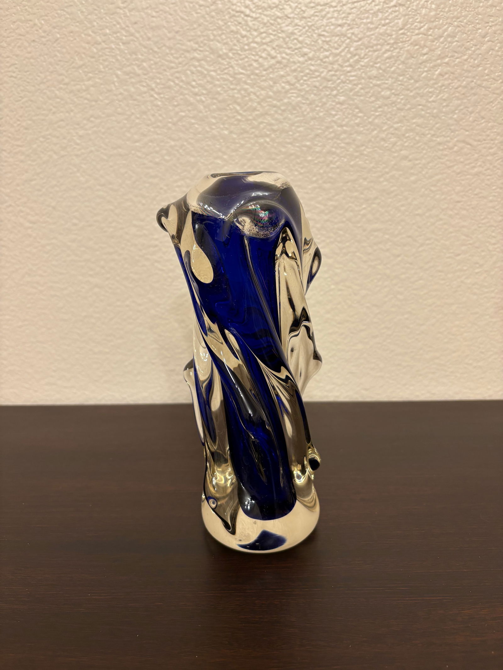 Murano Cobalt Blue Diminutive Vase - 8