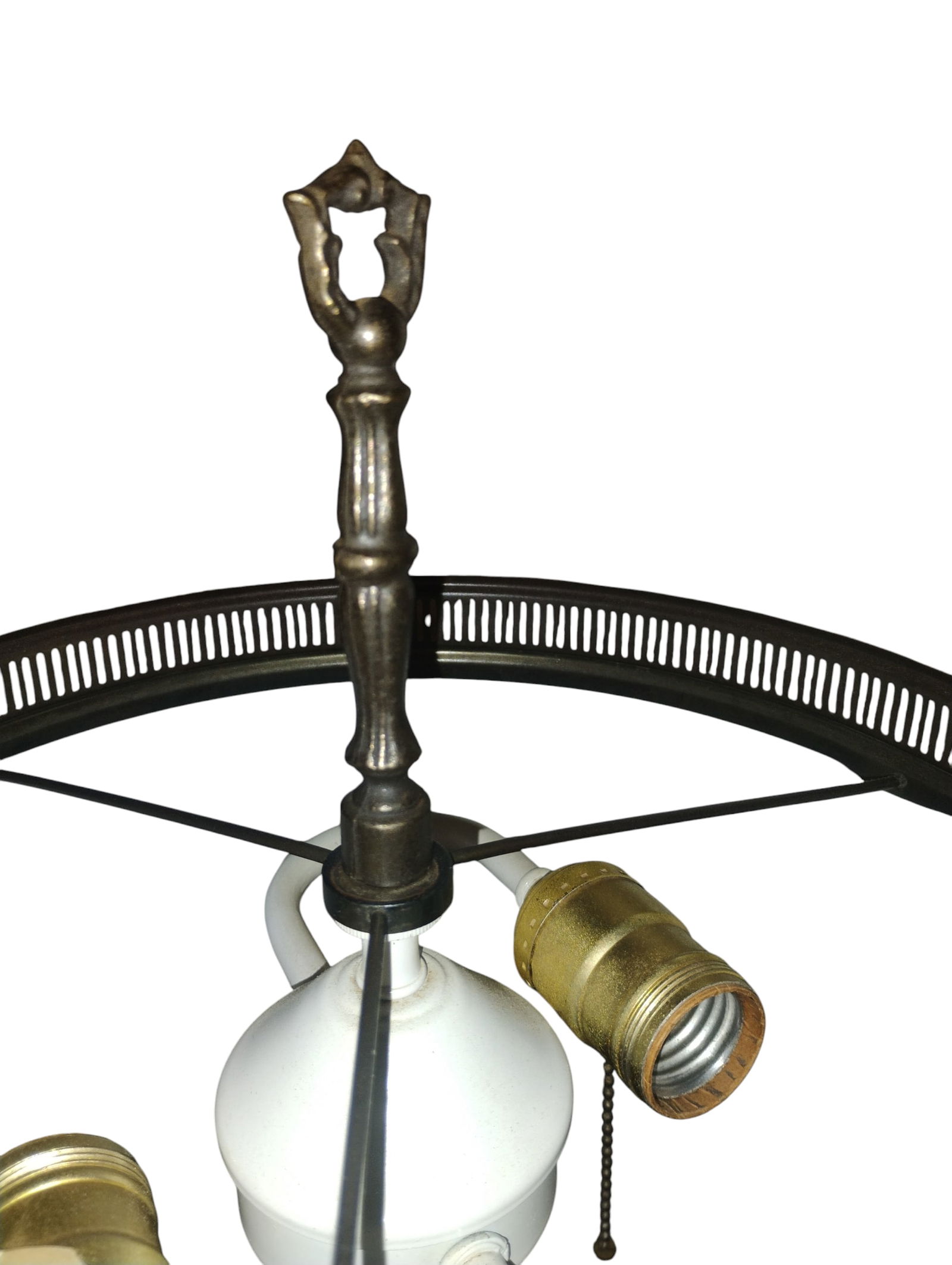 1980s Elevate Your Space With the Classic Brass Tray Floor Lamp - 5