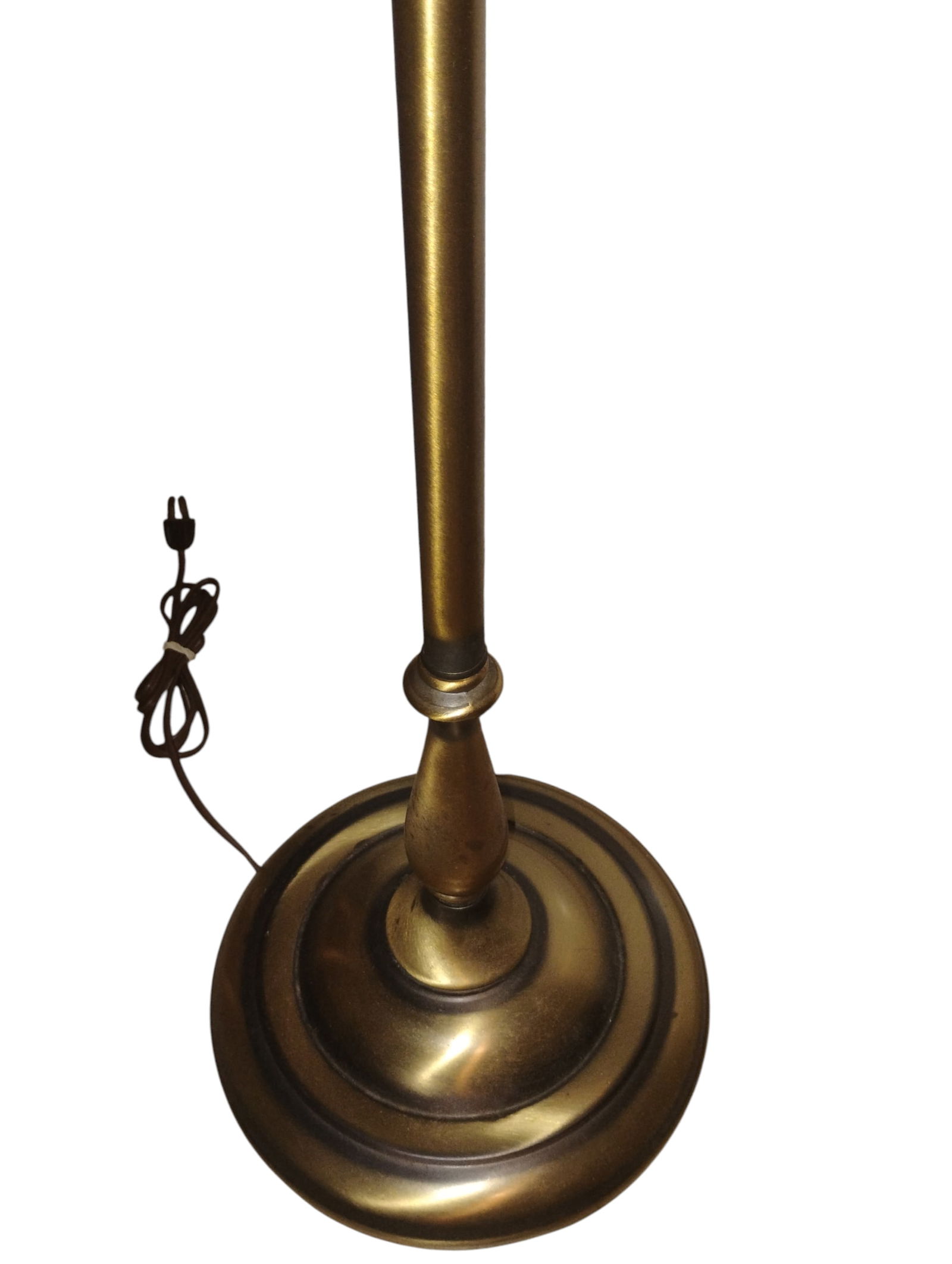 1980s Elevate Your Space With the Classic Brass Tray Floor Lamp - 6